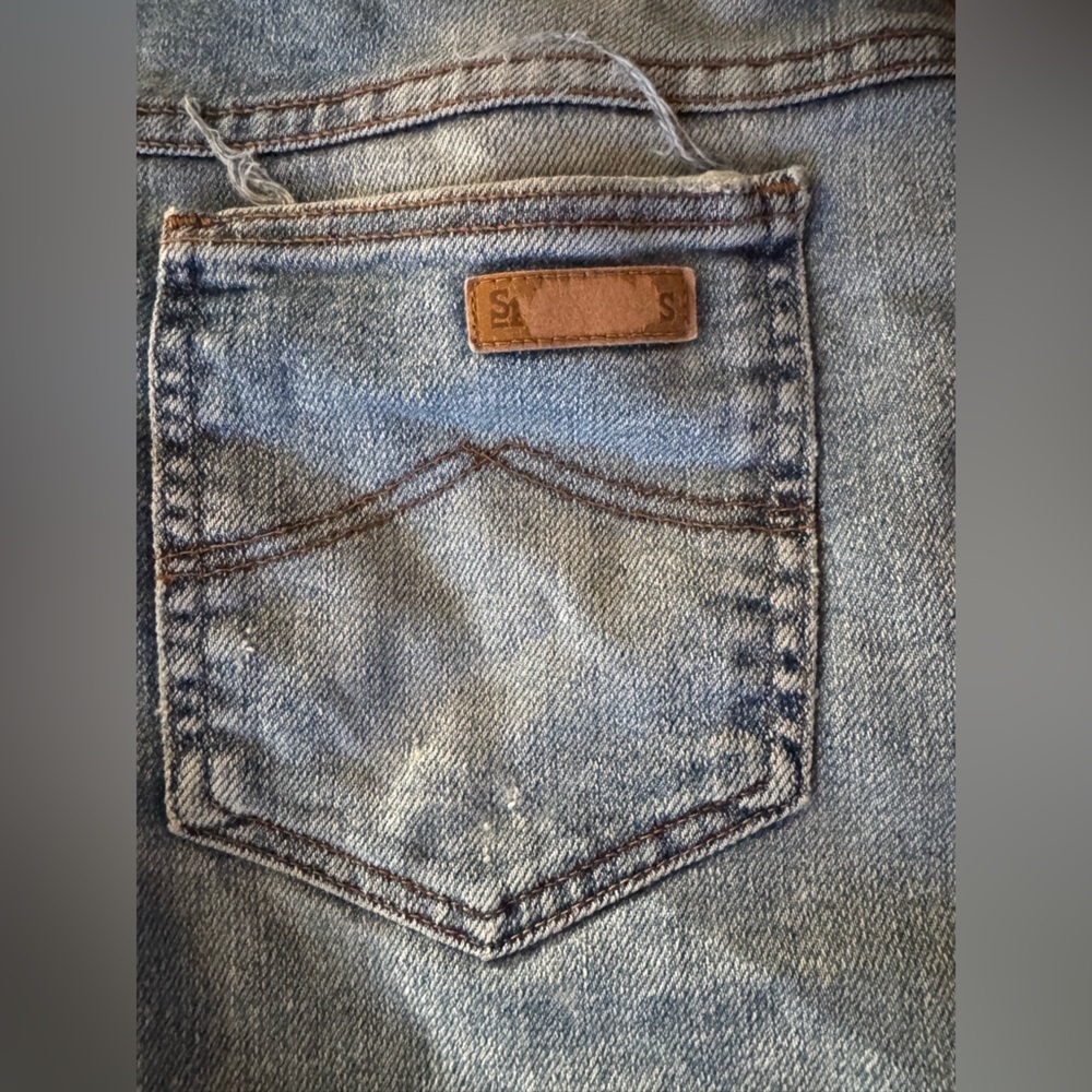 Vintage 80’s Sportsman Soft Worn Men's Blue Jeans 34x34 - Picture 4 of 7